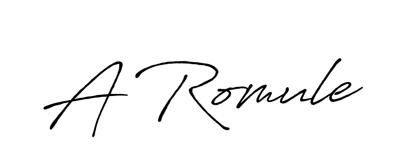 You can use this online signature creator to create a handwritten signature for the name A Romule. This is the best online autograph maker. A Romule signature style 7 images and pictures png