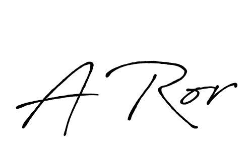 if you are searching for the best signature style for your name A Ror. so please give up your signature search. here we have designed multiple signature styles  using Antro_Vectra_Bolder. A Ror signature style 7 images and pictures png