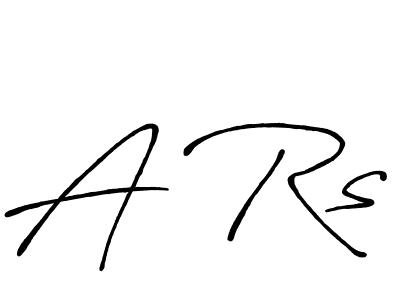 Also we have A Rs name is the best signature style. Create professional handwritten signature collection using Antro_Vectra_Bolder autograph style. A Rs signature style 7 images and pictures png