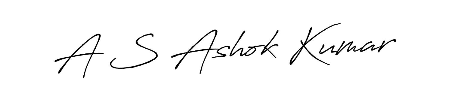 You should practise on your own different ways (Antro_Vectra_Bolder) to write your name (A S Ashok Kumar) in signature. don't let someone else do it for you. A S Ashok Kumar signature style 7 images and pictures png