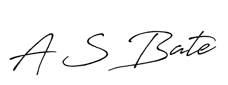 Also we have A S Bate name is the best signature style. Create professional handwritten signature collection using Antro_Vectra_Bolder autograph style. A S Bate signature style 7 images and pictures png