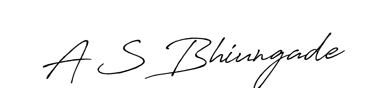 How to Draw A S Bhiungade signature style? Antro_Vectra_Bolder is a latest design signature styles for name A S Bhiungade. A S Bhiungade signature style 7 images and pictures png