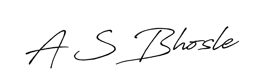 How to make A S Bhosle signature? Antro_Vectra_Bolder is a professional autograph style. Create handwritten signature for A S Bhosle name. A S Bhosle signature style 7 images and pictures png