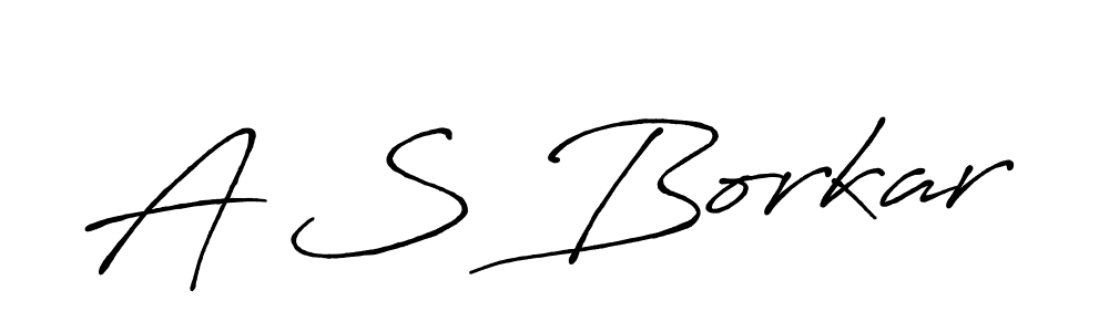 You should practise on your own different ways (Antro_Vectra_Bolder) to write your name (A S Borkar) in signature. don't let someone else do it for you. A S Borkar signature style 7 images and pictures png