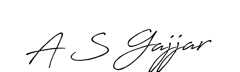 You can use this online signature creator to create a handwritten signature for the name A S Gajjar. This is the best online autograph maker. A S Gajjar signature style 7 images and pictures png