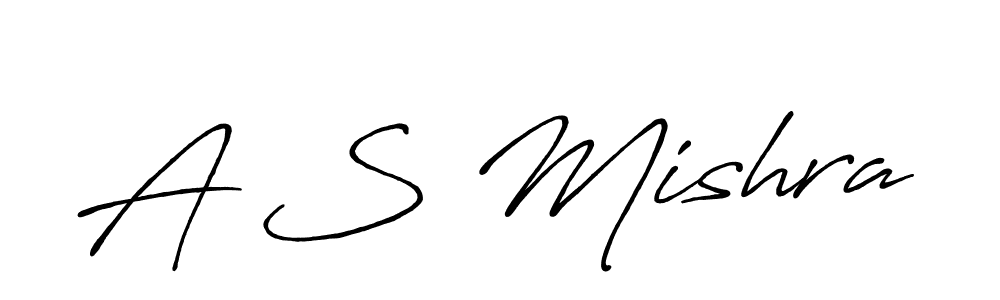 Antro_Vectra_Bolder is a professional signature style that is perfect for those who want to add a touch of class to their signature. It is also a great choice for those who want to make their signature more unique. Get A S Mishra name to fancy signature for free. A S Mishra signature style 7 images and pictures png