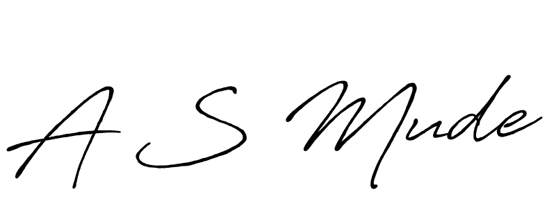 Here are the top 10 professional signature styles for the name A S Mude. These are the best autograph styles you can use for your name. A S Mude signature style 7 images and pictures png