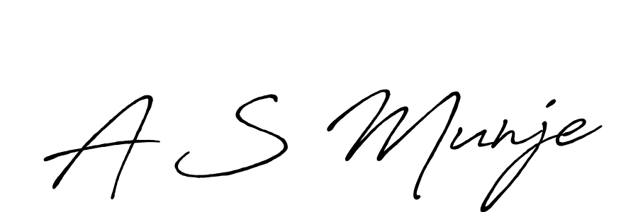 Make a short A S Munje signature style. Manage your documents anywhere anytime using Antro_Vectra_Bolder. Create and add eSignatures, submit forms, share and send files easily. A S Munje signature style 7 images and pictures png