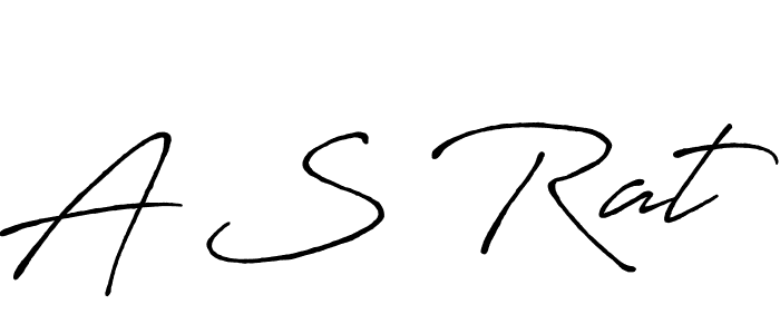 How to make A S Rat signature? Antro_Vectra_Bolder is a professional autograph style. Create handwritten signature for A S Rat name. A S Rat signature style 7 images and pictures png