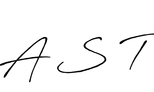 Also we have A S T name is the best signature style. Create professional handwritten signature collection using Antro_Vectra_Bolder autograph style. A S T signature style 7 images and pictures png