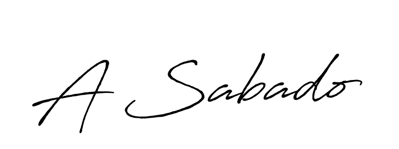 It looks lik you need a new signature style for name A Sabado. Design unique handwritten (Antro_Vectra_Bolder) signature with our free signature maker in just a few clicks. A Sabado signature style 7 images and pictures png