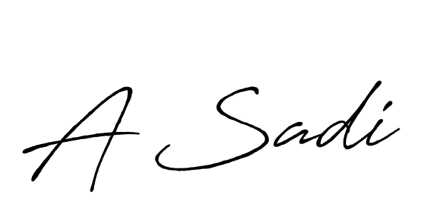 Similarly Antro_Vectra_Bolder is the best handwritten signature design. Signature creator online .You can use it as an online autograph creator for name A Sadi. A Sadi signature style 7 images and pictures png