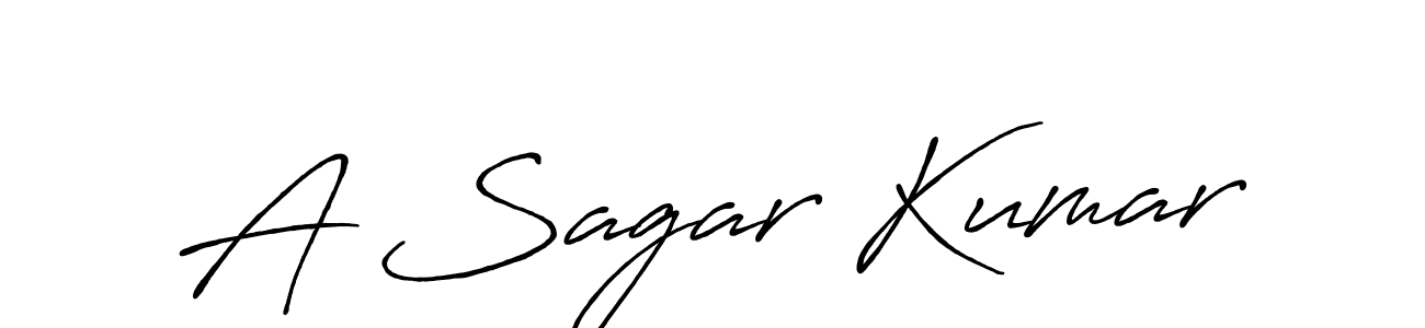 Use a signature maker to create a handwritten signature online. With this signature software, you can design (Antro_Vectra_Bolder) your own signature for name A Sagar Kumar. A Sagar Kumar signature style 7 images and pictures png