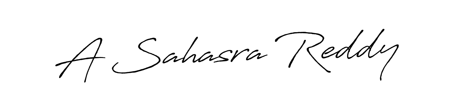 Once you've used our free online signature maker to create your best signature Antro_Vectra_Bolder style, it's time to enjoy all of the benefits that A Sahasra Reddy name signing documents. A Sahasra Reddy signature style 7 images and pictures png