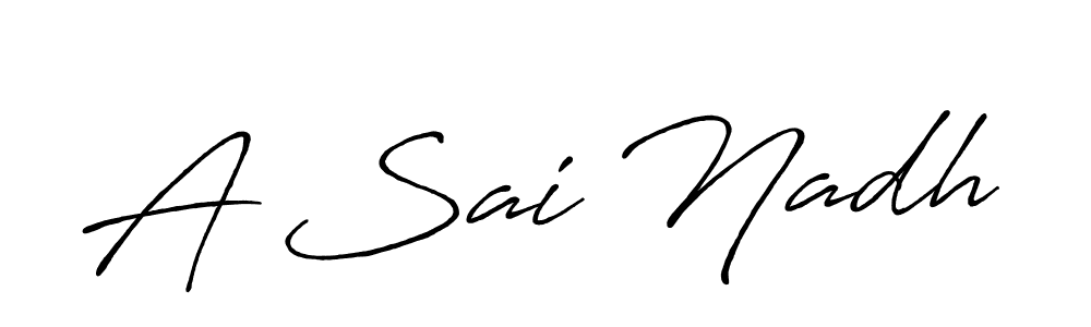 Antro_Vectra_Bolder is a professional signature style that is perfect for those who want to add a touch of class to their signature. It is also a great choice for those who want to make their signature more unique. Get A Sai Nadh name to fancy signature for free. A Sai Nadh signature style 7 images and pictures png