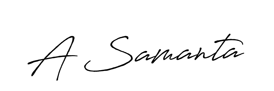 if you are searching for the best signature style for your name A Samanta. so please give up your signature search. here we have designed multiple signature styles  using Antro_Vectra_Bolder. A Samanta signature style 7 images and pictures png