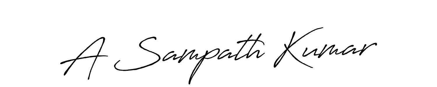 Also we have A Sampath Kumar name is the best signature style. Create professional handwritten signature collection using Antro_Vectra_Bolder autograph style. A Sampath Kumar signature style 7 images and pictures png
