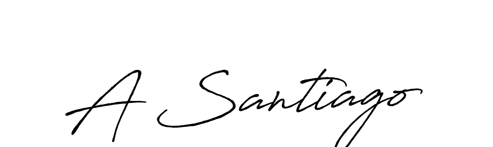 Check out images of Autograph of A Santiago name. Actor A Santiago Signature Style. Antro_Vectra_Bolder is a professional sign style online. A Santiago signature style 7 images and pictures png