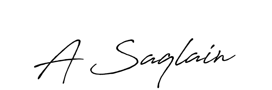 It looks lik you need a new signature style for name A Saqlain. Design unique handwritten (Antro_Vectra_Bolder) signature with our free signature maker in just a few clicks. A Saqlain signature style 7 images and pictures png