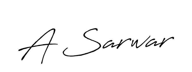 Also we have A Sarwar name is the best signature style. Create professional handwritten signature collection using Antro_Vectra_Bolder autograph style. A Sarwar signature style 7 images and pictures png