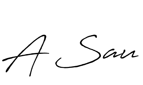 It looks lik you need a new signature style for name A Sau. Design unique handwritten (Antro_Vectra_Bolder) signature with our free signature maker in just a few clicks. A Sau signature style 7 images and pictures png