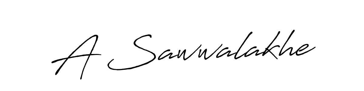 Also we have A Sawwalakhe name is the best signature style. Create professional handwritten signature collection using Antro_Vectra_Bolder autograph style. A Sawwalakhe signature style 7 images and pictures png