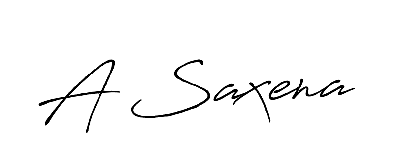 Also You can easily find your signature by using the search form. We will create A Saxena name handwritten signature images for you free of cost using Antro_Vectra_Bolder sign style. A Saxena signature style 7 images and pictures png