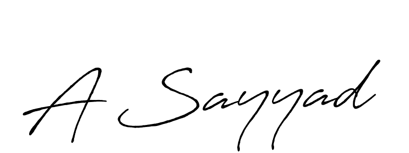 if you are searching for the best signature style for your name A Sayyad. so please give up your signature search. here we have designed multiple signature styles  using Antro_Vectra_Bolder. A Sayyad signature style 7 images and pictures png