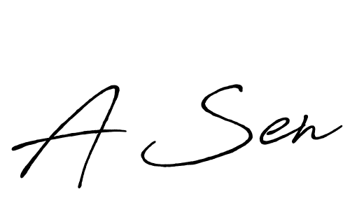 Best and Professional Signature Style for A Sen. Antro_Vectra_Bolder Best Signature Style Collection. A Sen signature style 7 images and pictures png