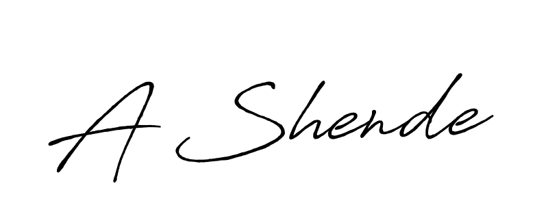 It looks lik you need a new signature style for name A Shende. Design unique handwritten (Antro_Vectra_Bolder) signature with our free signature maker in just a few clicks. A Shende signature style 7 images and pictures png