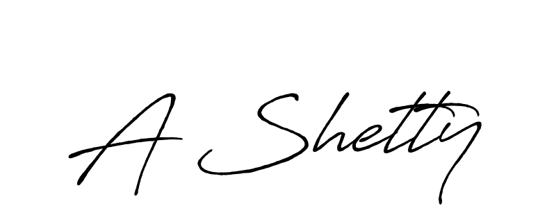 Create a beautiful signature design for name A Shetty. With this signature (Antro_Vectra_Bolder) fonts, you can make a handwritten signature for free. A Shetty signature style 7 images and pictures png