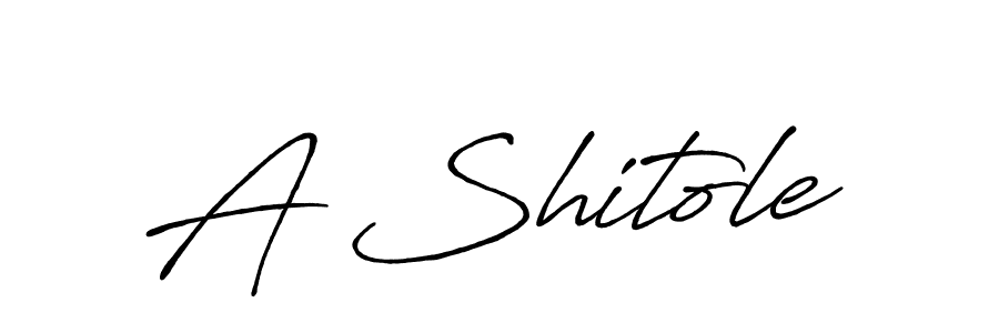 Also we have A Shitole name is the best signature style. Create professional handwritten signature collection using Antro_Vectra_Bolder autograph style. A Shitole signature style 7 images and pictures png