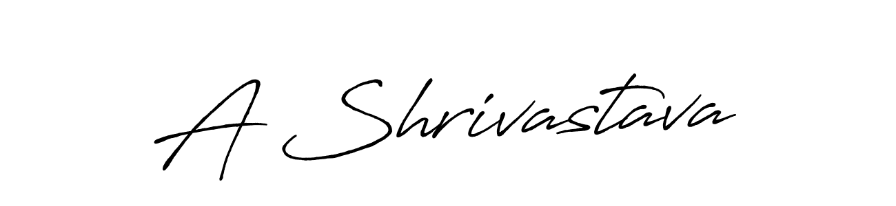 How to make A Shrivastava name signature. Use Antro_Vectra_Bolder style for creating short signs online. This is the latest handwritten sign. A Shrivastava signature style 7 images and pictures png