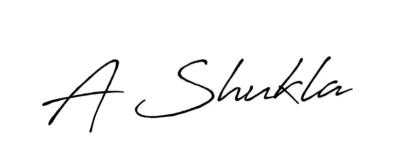 Also You can easily find your signature by using the search form. We will create A Shukla name handwritten signature images for you free of cost using Antro_Vectra_Bolder sign style. A Shukla signature style 7 images and pictures png