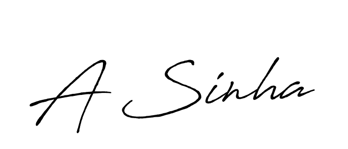 Make a beautiful signature design for name A Sinha. Use this online signature maker to create a handwritten signature for free. A Sinha signature style 7 images and pictures png