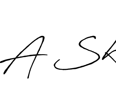 This is the best signature style for the A Sk name. Also you like these signature font (Antro_Vectra_Bolder). Mix name signature. A Sk signature style 7 images and pictures png