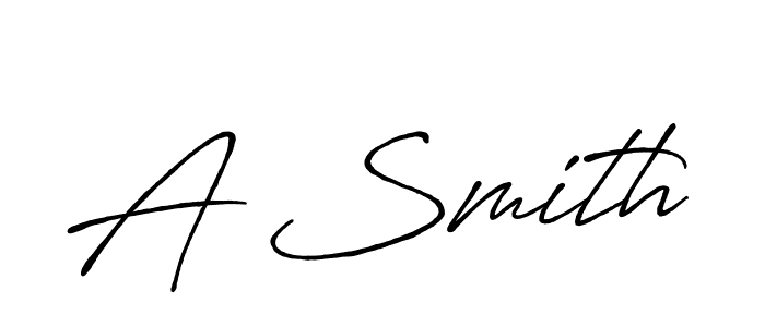 Make a beautiful signature design for name A Smith. With this signature (Antro_Vectra_Bolder) style, you can create a handwritten signature for free. A Smith signature style 7 images and pictures png