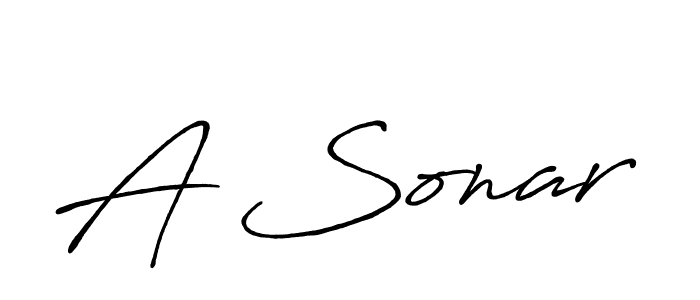 How to Draw A Sonar signature style? Antro_Vectra_Bolder is a latest design signature styles for name A Sonar. A Sonar signature style 7 images and pictures png