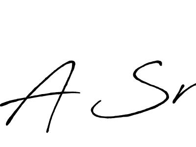 Use a signature maker to create a handwritten signature online. With this signature software, you can design (Antro_Vectra_Bolder) your own signature for name A Sr. A Sr signature style 7 images and pictures png