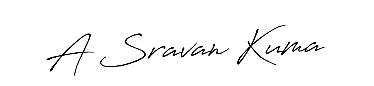 You can use this online signature creator to create a handwritten signature for the name A Sravan Kuma. This is the best online autograph maker. A Sravan Kuma signature style 7 images and pictures png