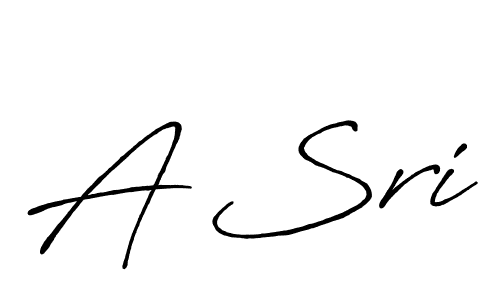 Create a beautiful signature design for name A Sri. With this signature (Antro_Vectra_Bolder) fonts, you can make a handwritten signature for free. A Sri signature style 7 images and pictures png