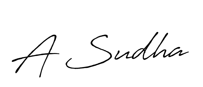 Make a beautiful signature design for name A Sudha. Use this online signature maker to create a handwritten signature for free. A Sudha signature style 7 images and pictures png