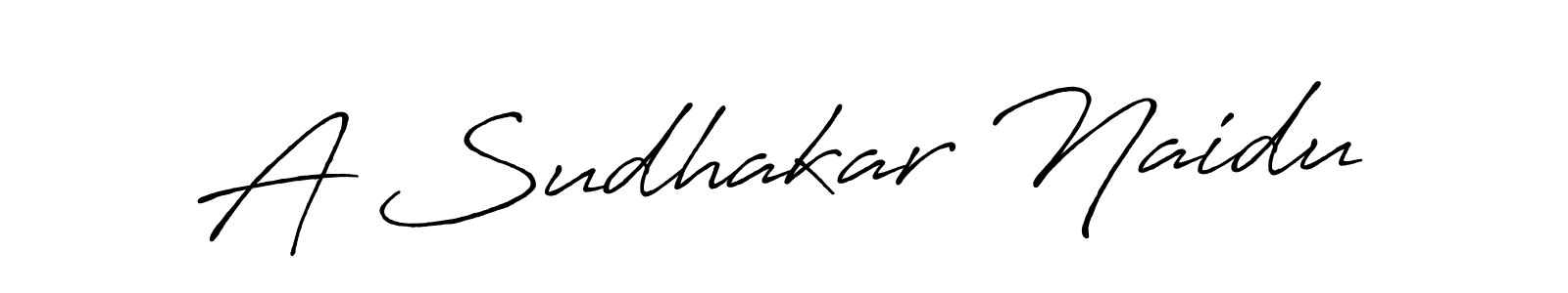 Similarly Antro_Vectra_Bolder is the best handwritten signature design. Signature creator online .You can use it as an online autograph creator for name A Sudhakar Naidu. A Sudhakar Naidu signature style 7 images and pictures png