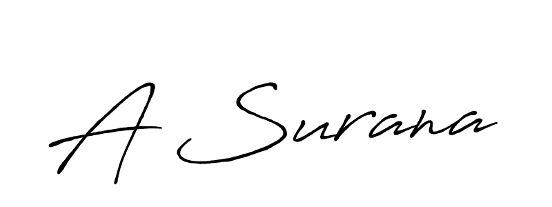 if you are searching for the best signature style for your name A Surana. so please give up your signature search. here we have designed multiple signature styles  using Antro_Vectra_Bolder. A Surana signature style 7 images and pictures png