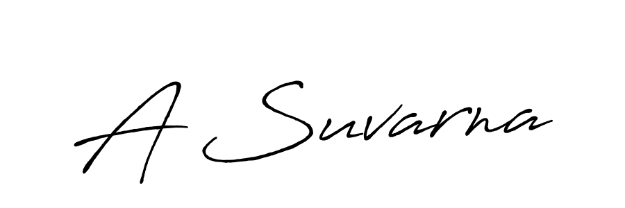 Design your own signature with our free online signature maker. With this signature software, you can create a handwritten (Antro_Vectra_Bolder) signature for name A Suvarna. A Suvarna signature style 7 images and pictures png