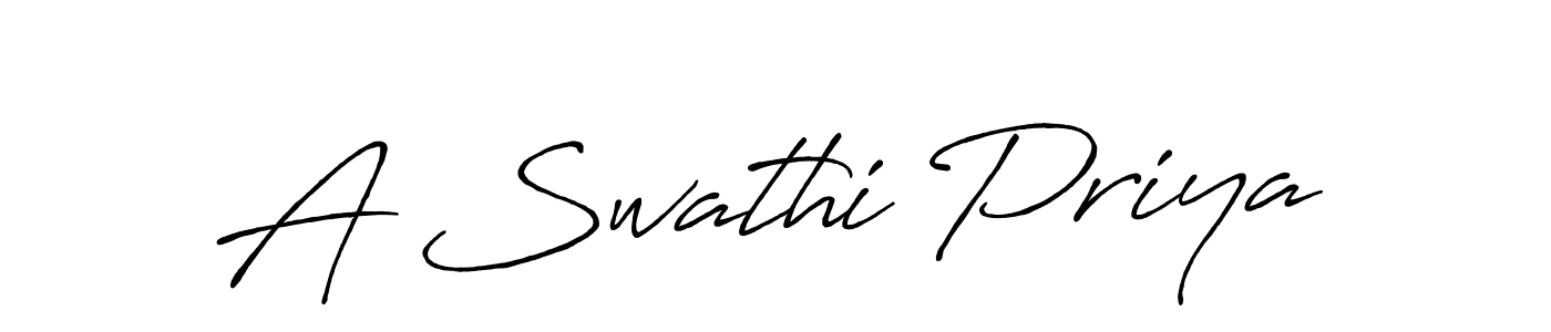 Once you've used our free online signature maker to create your best signature Antro_Vectra_Bolder style, it's time to enjoy all of the benefits that A Swathi Priya name signing documents. A Swathi Priya signature style 7 images and pictures png