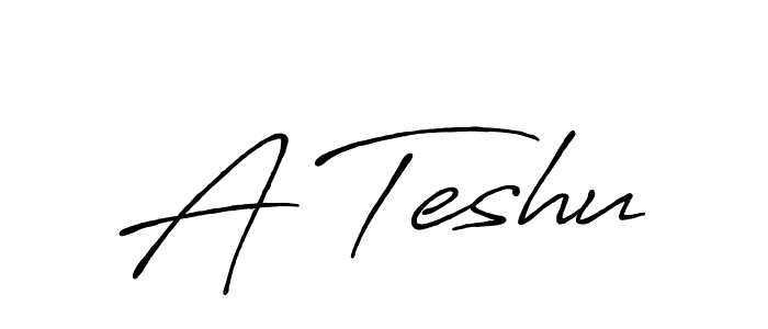 Best and Professional Signature Style for A Teshu. Antro_Vectra_Bolder Best Signature Style Collection. A Teshu signature style 7 images and pictures png