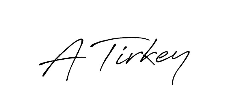Create a beautiful signature design for name A Tirkey. With this signature (Antro_Vectra_Bolder) fonts, you can make a handwritten signature for free. A Tirkey signature style 7 images and pictures png