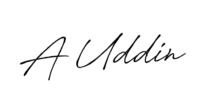 How to Draw A Uddin signature style? Antro_Vectra_Bolder is a latest design signature styles for name A Uddin. A Uddin signature style 7 images and pictures png