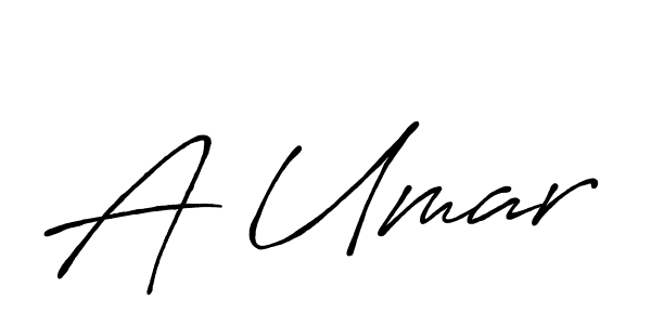 Here are the top 10 professional signature styles for the name A Umar. These are the best autograph styles you can use for your name. A Umar signature style 7 images and pictures png